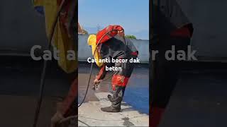 Cat anti bocor dak betonaspalcairserbaguna berandayoutube feedshorts [upl. by Anassor695]