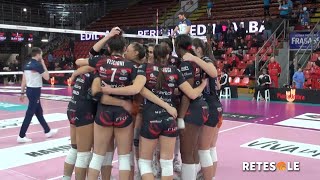 Volley femminile Bartoccini Fortinfissi Perugia accede alla semifinale di Coppa Italia [upl. by Hahcim]