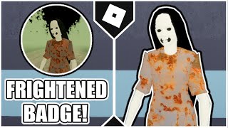 How to get quotFRIGHTENEDquot BADGE  LISA MORPH in ACCURATE PIGGY ROLEPLAY ROBLOX [upl. by Anielram343]