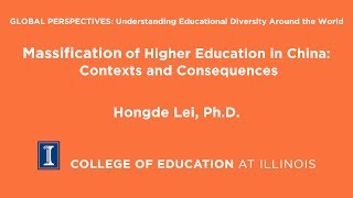 Massification of Higher Education in China [upl. by Alded]