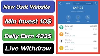 SANJINUSDT  New Latest High Profitable USDT Money Making Platform  Best Way To Make Money Online [upl. by Gilbertine]