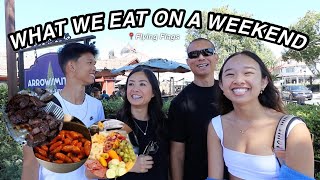 WHAT WE EAT IN A WEEKEND ON VACATION  VLOG  The Laeno Family [upl. by Airehs856]