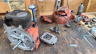 Refurbishing A Wheel Horse RJ58 Garden Tractor Kohler K91 Engine Part 1 VinsRJ [upl. by Cummine540]