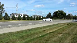 600whp Procharged ls1 C5 corvette burnout [upl. by Tiloine]