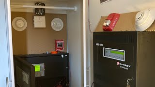 Notifier Fire alarm demo system test [upl. by Nomyar]