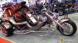 2017 Rewaco RF2 LT2 Tour Trike  Walkaround  2019 Montreal Motorcycle Show [upl. by Geraud654]