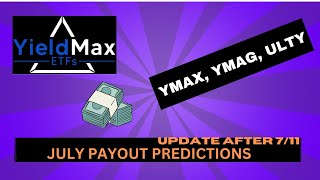 YIELDMAX YMAX YMAG amp ULTY PAYOUT PREDICTIONS UPDATED AFTER 711 [upl. by Ynamreg6]