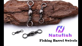 Natufish Fishing Barrel Swivels [upl. by Idur]