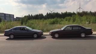 BMW 728i VS BMW 528i E38 VS E39 Review and Testfahrt [upl. by Landing]