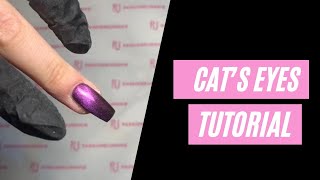 CAT’S EYES Tutorial effetto calamita con prodotti Passione Unghie [upl. by Hite]