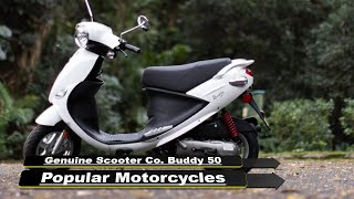 Genuine Scooter Co Buddy 50 Popular 2024 Motorcycles [upl. by Yromem]