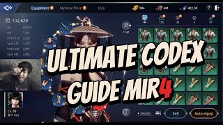 Ultimate Codex Guide  Mir4  Tagalog [upl. by Annovad]