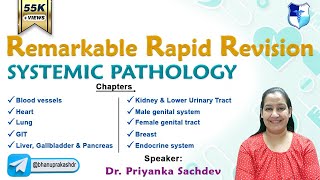 Systemic Pathology Rapid Revision  Systemic pathology  Remarkable Rapid Revision series [upl. by Llekcir]