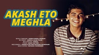 Akash Eto Meghla  Mahtim Shakib  Tasnuv Nawal  Cover [upl. by Eesdnyl]