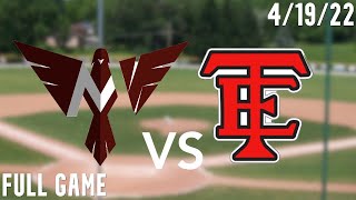 Boys HS Varsity Baseball Menomonee Falls VS Wauwatosa East [upl. by Ferro995]