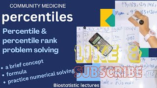 percentiles  percentile rank  quartiles  selflessmedicose [upl. by Killarney494]