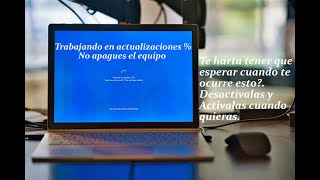 Cómo desactivar y deshabilitar las actualizaciones de window [upl. by Tound]