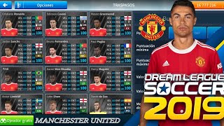 Plantilla del Manchester United 20212022 Para Dream League Soccer 2019  By Claudio DLS [upl. by Yntruoc]