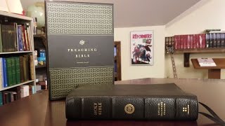 Crossway ESV Preaching Bible in Black Goatskin  Review Critique and Opinion [upl. by Elletnohs]