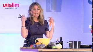 Clodagh McKenna makes her favourite healthy recipes at the Unislim Health amp Wellness Show [upl. by Winthrop]