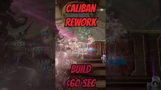 CALIBAN REWORKBUILD in 60 SEC warframe [upl. by Greenwald]