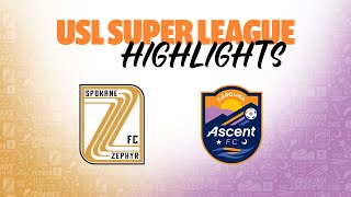 8152024  Spokane Zephyr FC vs Carolina Ascent FC  Game Highlights [upl. by Basile]