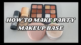 How to Make Party makeup base Bridal BaseCustomise Base Party Makeup Base bananay ka Asaan Method [upl. by Fritz]