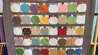 Using Pumpkin Quilt Paper  Fork Mtn Quilting [upl. by Drawoh]