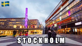 Autumn in Stockholm Sweden  City Walk 4K 60FPS [upl. by Elyr958]