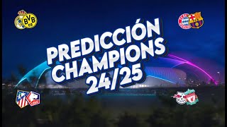 Predicción Jornada 3 UEFA Champions League 2425 [upl. by Othilia]