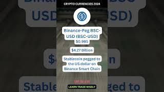 BinancePeg BSC BSCUSD  Price  Market Cap  Top Crypto Currency [upl. by Regdor549]