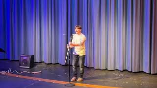 Nate Thomas  All of Me  2024 Talent Show [upl. by Ahsimak]