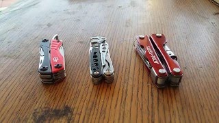 Leatherman Style PS vs Gerber Dime vs Swiss Tech Minitool [upl. by Yeldud852]