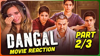 DANGAL Movie Reaction wKristen Part 23  Aamir Khan  Fatima Sana Shaikh  Sanya Malhotra [upl. by Alaik]