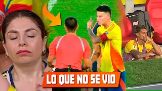 LO QUE NO SE VIO JAMES FURIOSO CONTRA ARBITRO l RIOS DESCONSOLADO l HINCHA DURMIENDO l REACCIONES [upl. by Yug219]