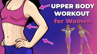 5 Minute Upper Body Workout for Women in 4D  Tone your Arms Shoulders and Back [upl. by Aeneus]