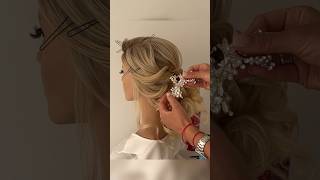 Wedding hairstyle tutorial [upl. by Dnaltiac271]