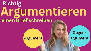 Richtig argumentieren schriftlich argumentieren [upl. by Ahsienad631]