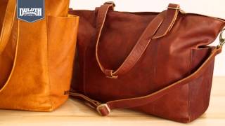 Duluth Trading Lifetime Leather Bags [upl. by Hamitaf]