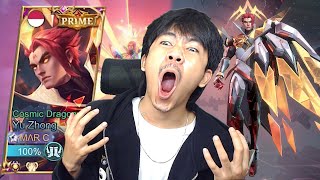 REVIEW SKIN PRIME YU ZHONG COSMIC DRAGON  Mobile legends [upl. by Ailicec]