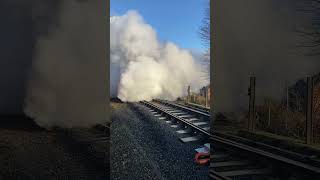 7714 leaving Bridgnorth in a cloud of steam railway train pannier shorts [upl. by Julianna]