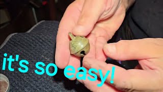 How to RESTORE a Crotal Sleigh Bell elitemetaldetecting restoration howto restoration [upl. by Lamonica978]