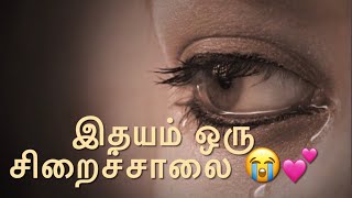 ஒருவரை நேசிப்வருக்கு நினைவுகள் ஆயுள் தண்டனை 💕 Neduntheevu mukilan❣️ sad love Tamil WhatsApp status [upl. by Iphigenia]