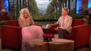 Nicki Minaj Catches Up with Ellen [upl. by Anilocin]