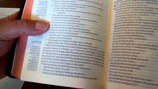 Bible Review Cambridge Clarion Reference Bible NASB Goatskin Leather [upl. by Rettuc]