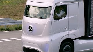 Autonomous MercedesBenz TRUCK Demonstration [upl. by Akcemat]