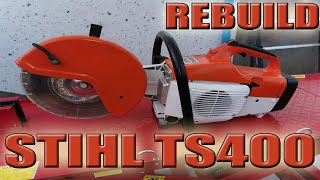 STIHL TS400 DISC CUTTER SERVICE [upl. by Htebesile40]