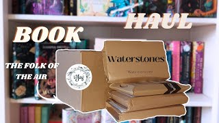 BIG BOOK HAUL Unboxing Litjoy Crate Folk Of The Air Series Waterstones and Amazon [upl. by Ignacio102]