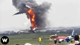 Tragic Most Terrifying Catastrophic Plane Crashes Filmed Seconds Before Disaster  Best Of The Week [upl. by Aninay]