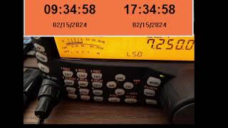 Monitoring 40 Meters Ham Radio from Grid Square DM14 [upl. by Nnaesor]